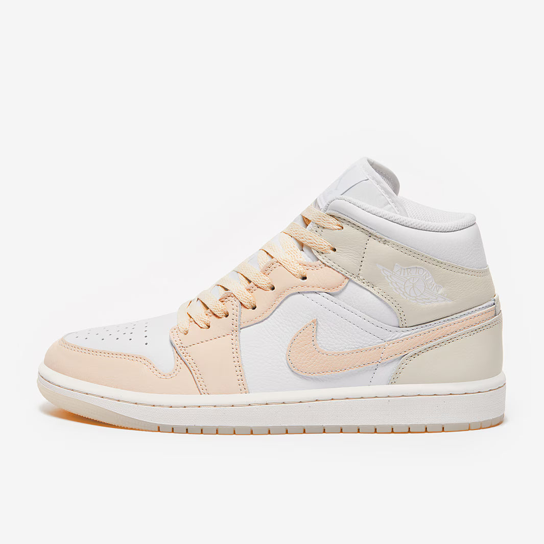 Air Jordan 1 Mid SE White/Guava Ice