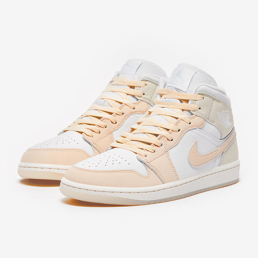 Air Jordan 1 Mid SE White/Guava Ice